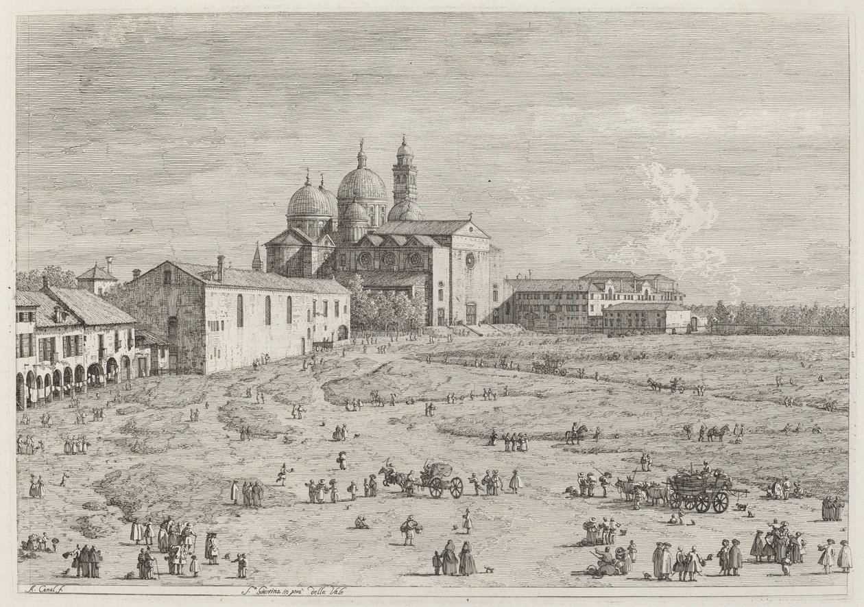 S. Giustina in pra della Vale - Canaletto