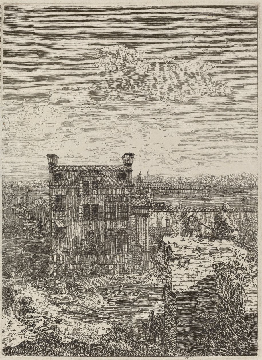 La Maison avec le Péristyle, 1741 - Canaletto