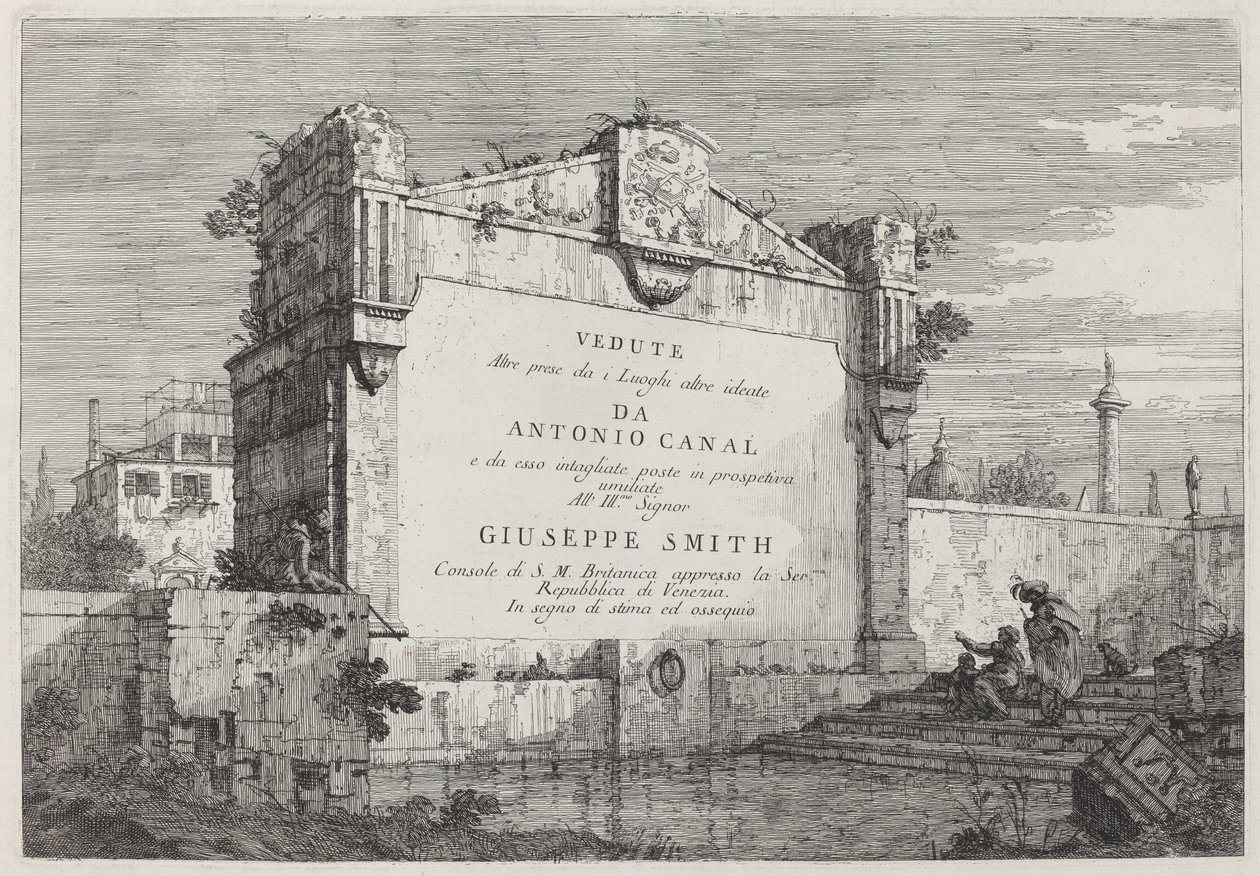 Page de titre, c. 1735-1746 - Canaletto