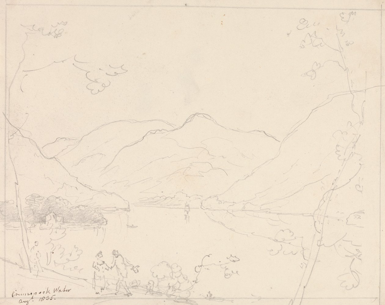 Crummock Water, août 1835 - Capt. Thomas Hastings