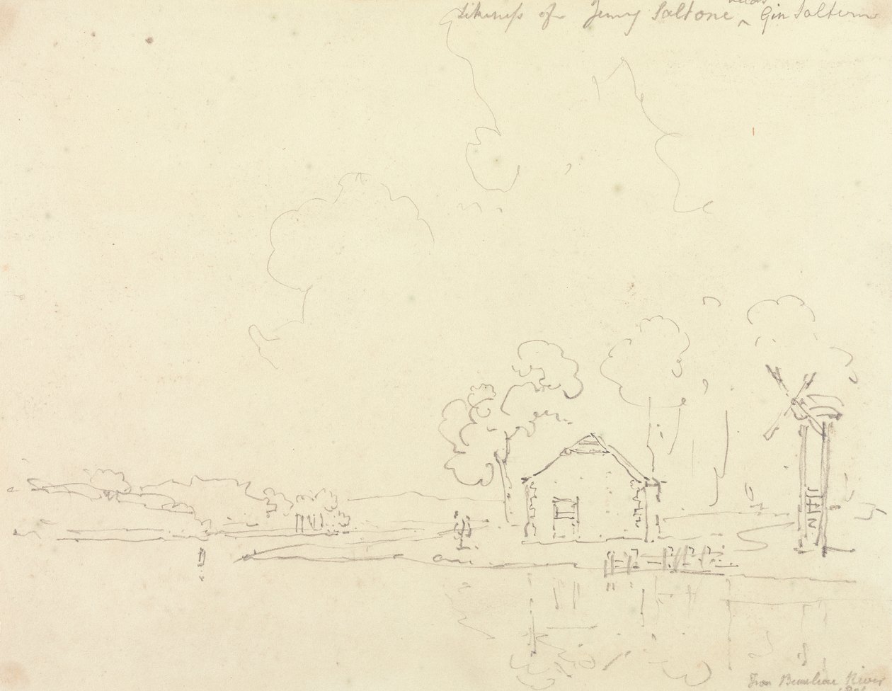 Depuis la rivière Beaulieu, Hampshire - Capt. Thomas Hastings