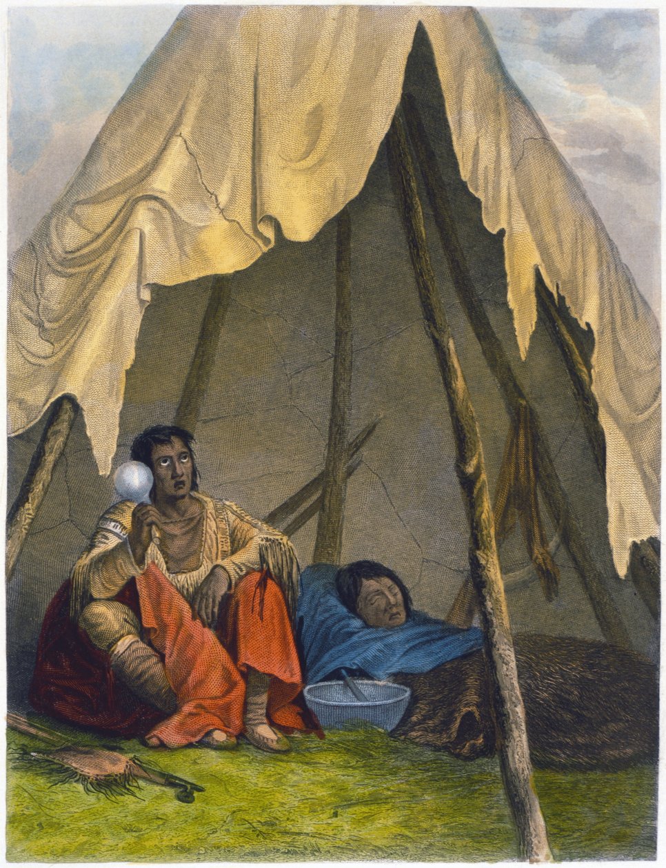 Homme-médecine, 1853 - Captain Seth Eastman