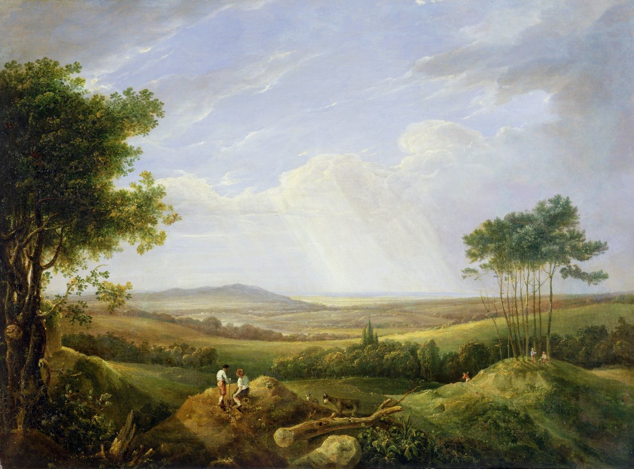 Paysage avec figures - Captain Thomas Hastings
