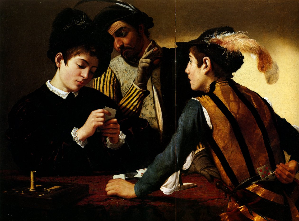 Les Tricheurs - Michelangelo Merisi Caravaggio