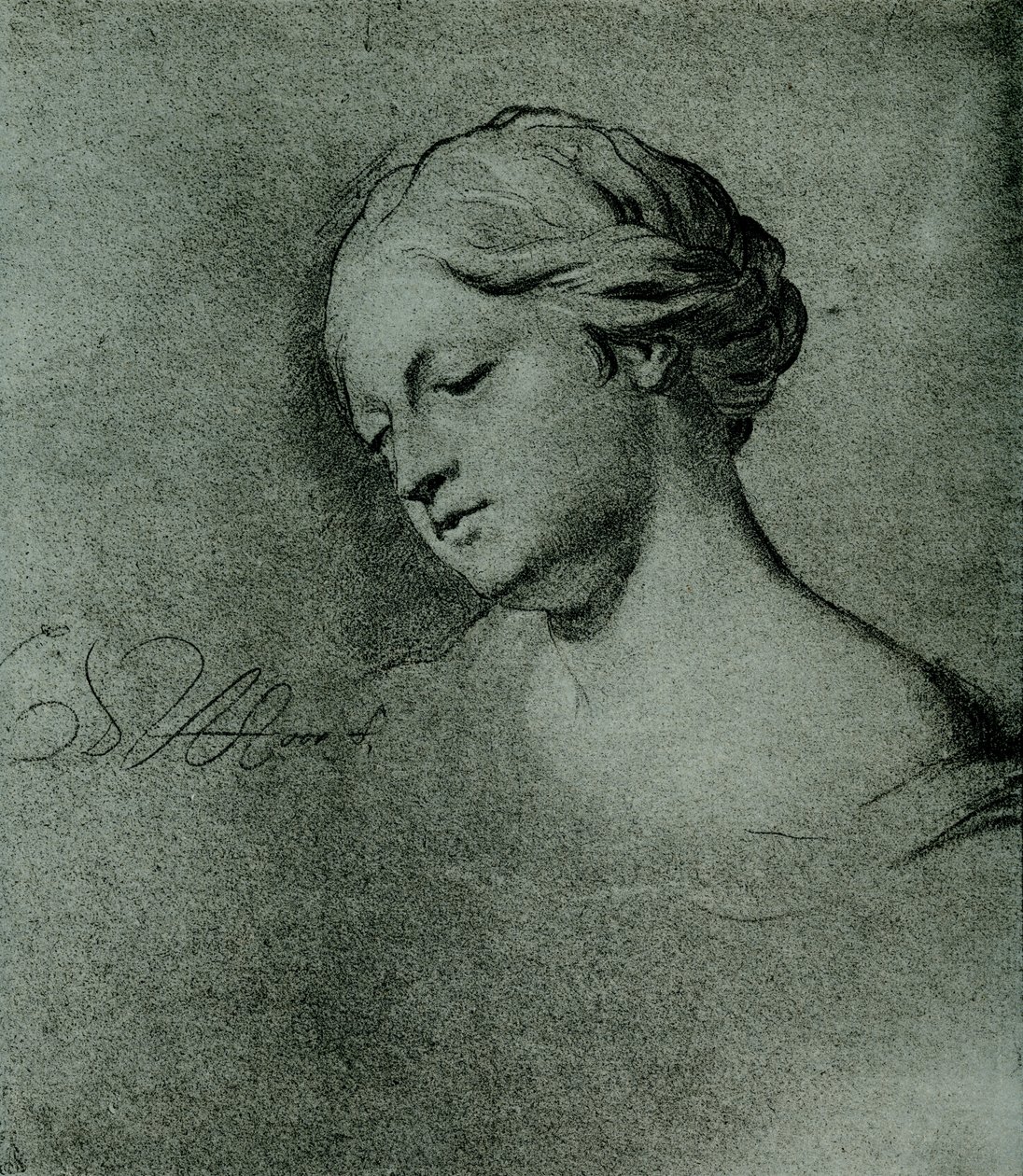 Étude de tête féminine - Carel De Moor