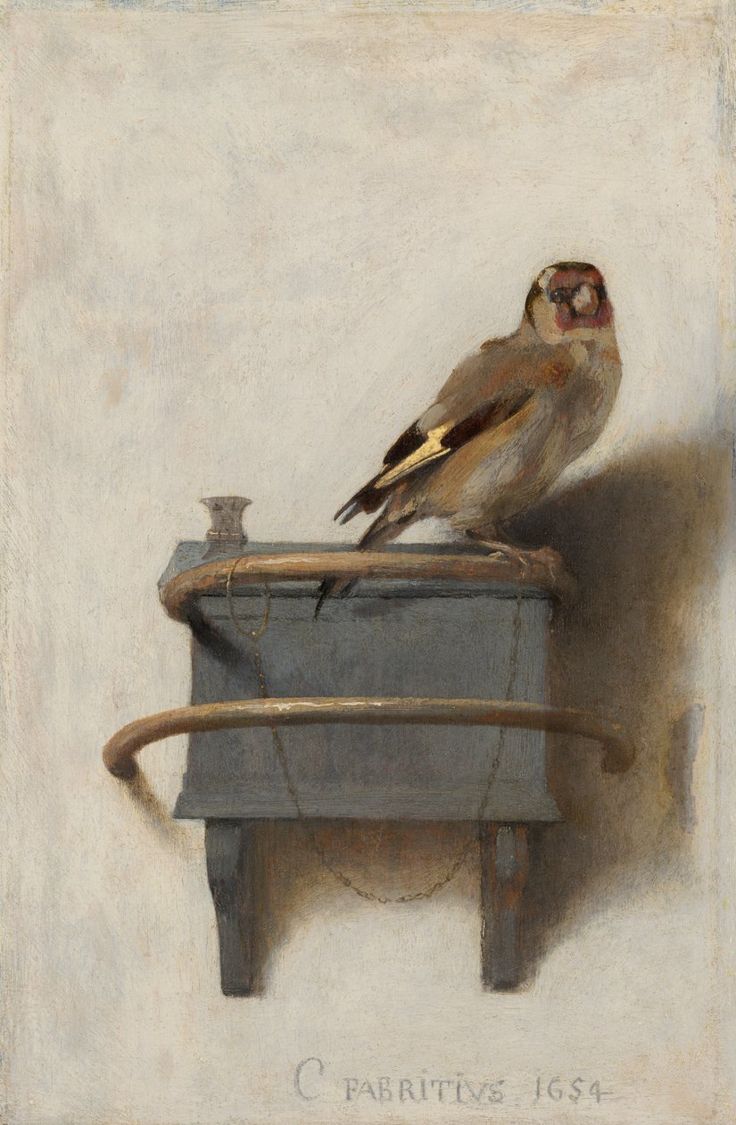 Le Chardonneret, 1654 - Carel Fabritius
