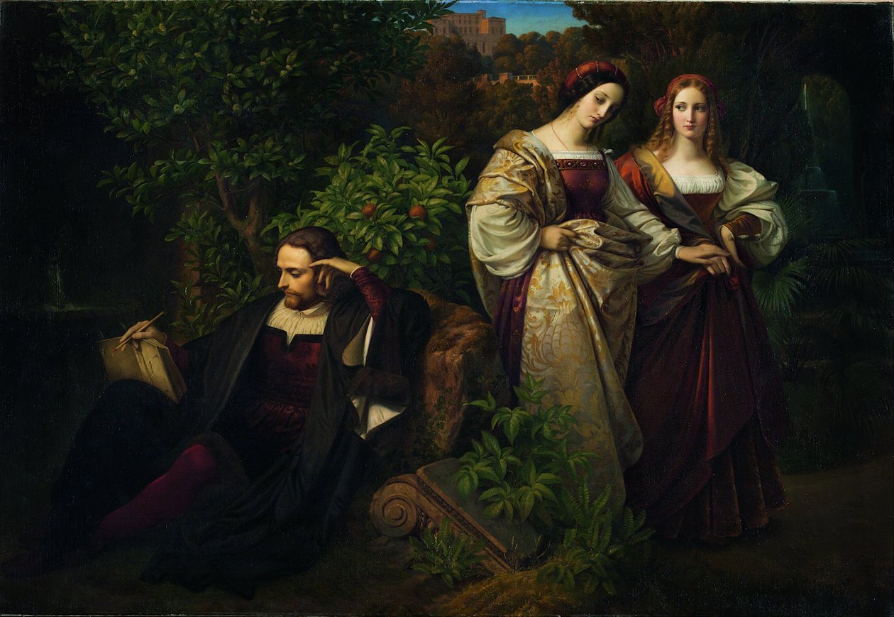 Torquato Tasso et les deux Leonores - Carl Ferdinand Sohn