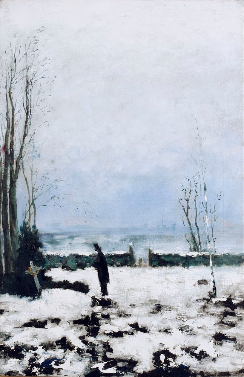 Le cimetière - Carl Fredrik Hill