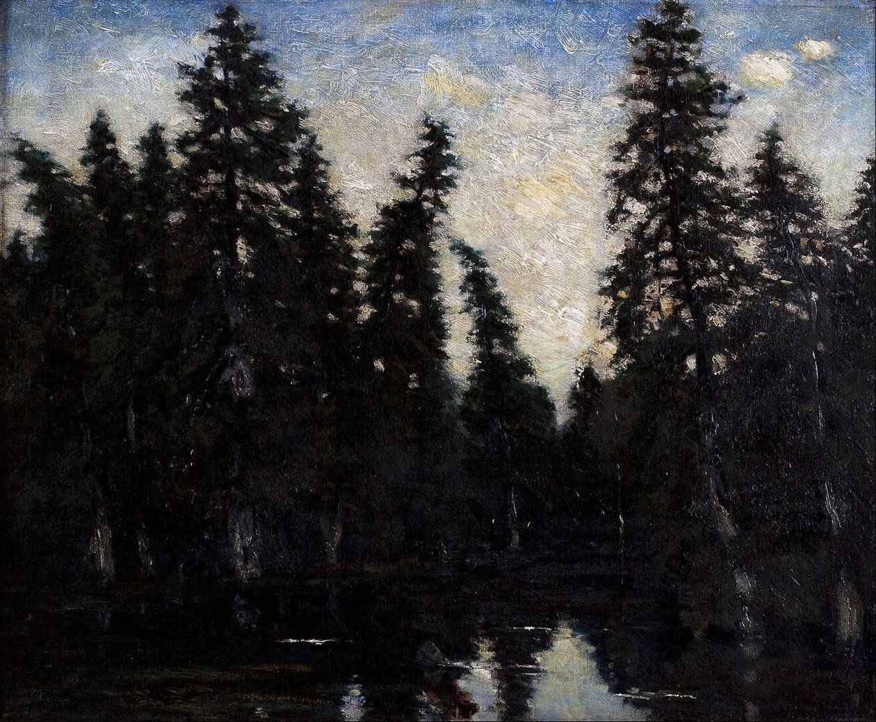 Les épinettes noires - Carl Fredrik Hill