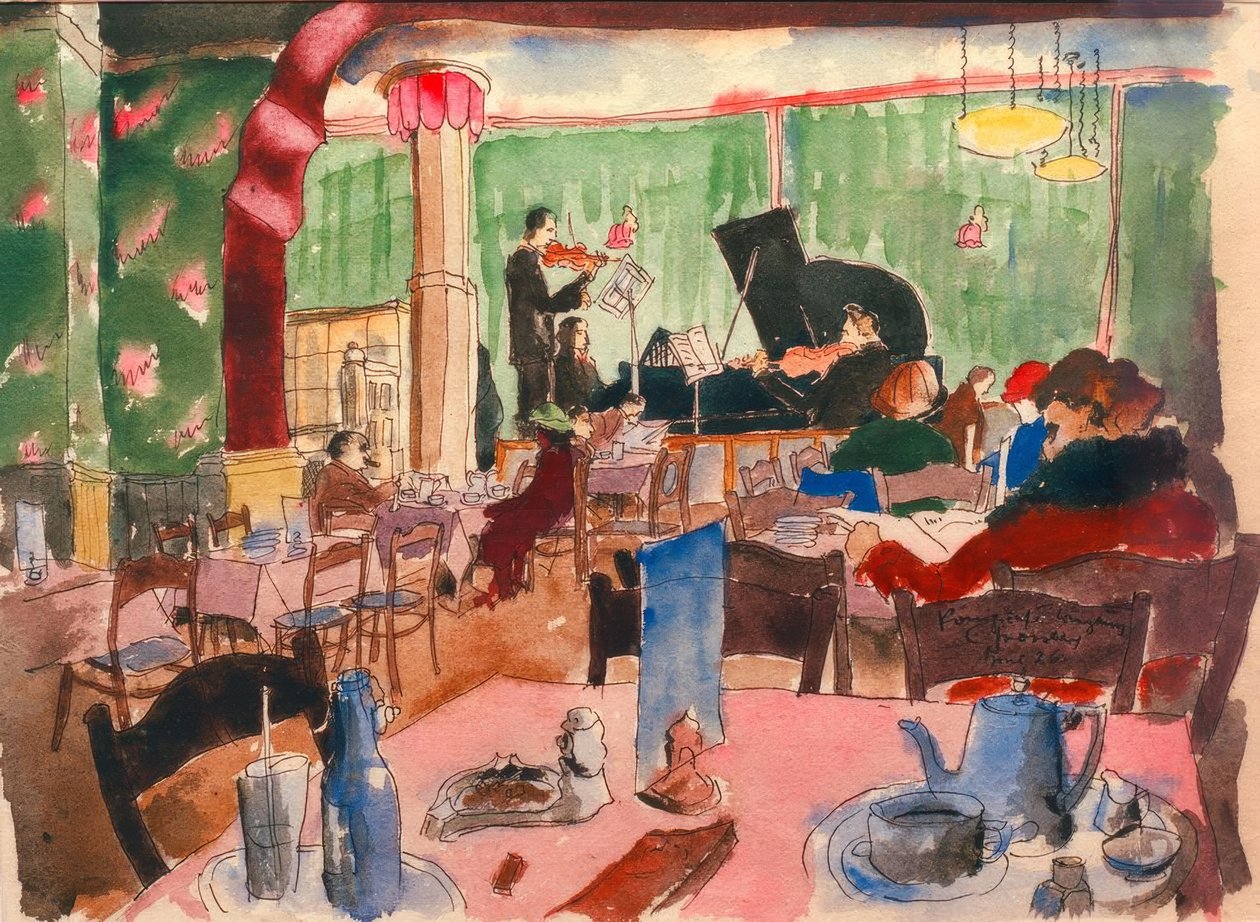 Würzburg, Café du Roi - Carl Grossberg