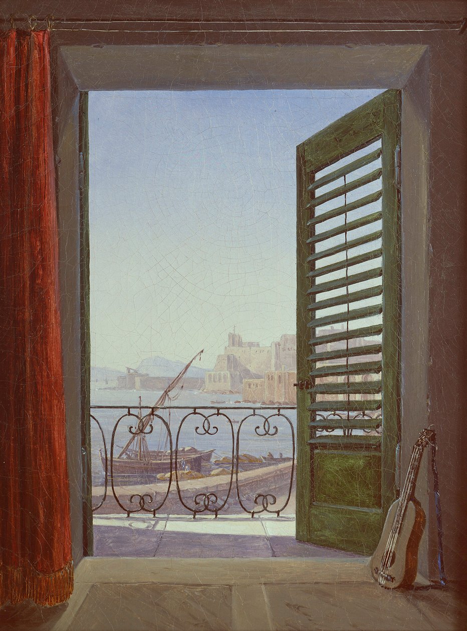 Balcon à Naples - Carl Gustav Carus