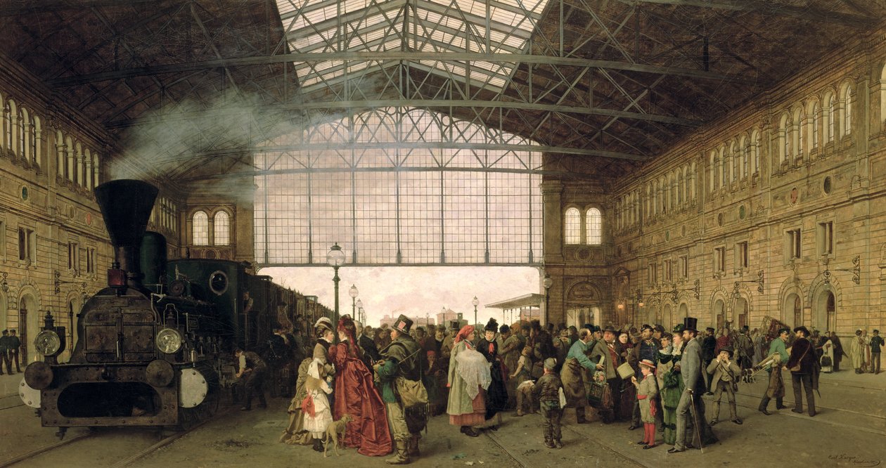 Nordwest Bahnhof, Vienne, 1875 - Carl Karger