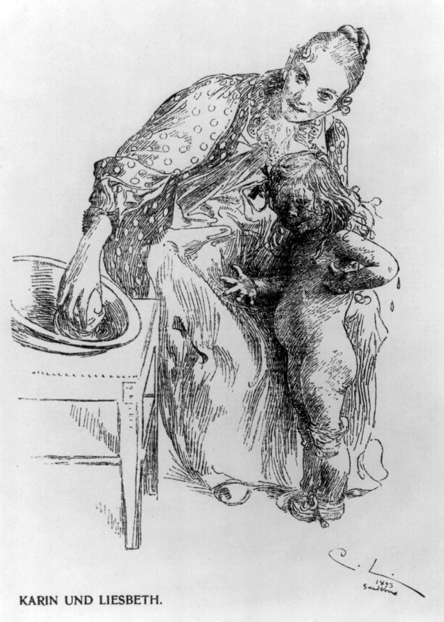 Karin et Liesbeth - Carl Larsson
