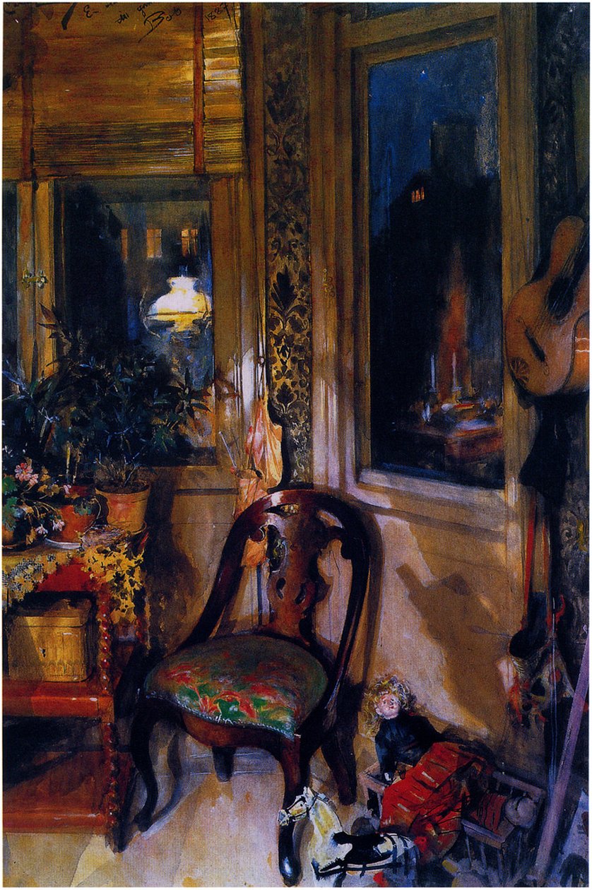 Le coin des jouets - Carl Larsson