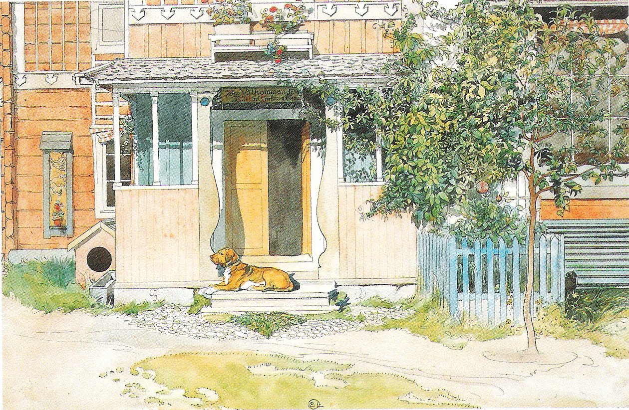 La véranda - Carl Larsson