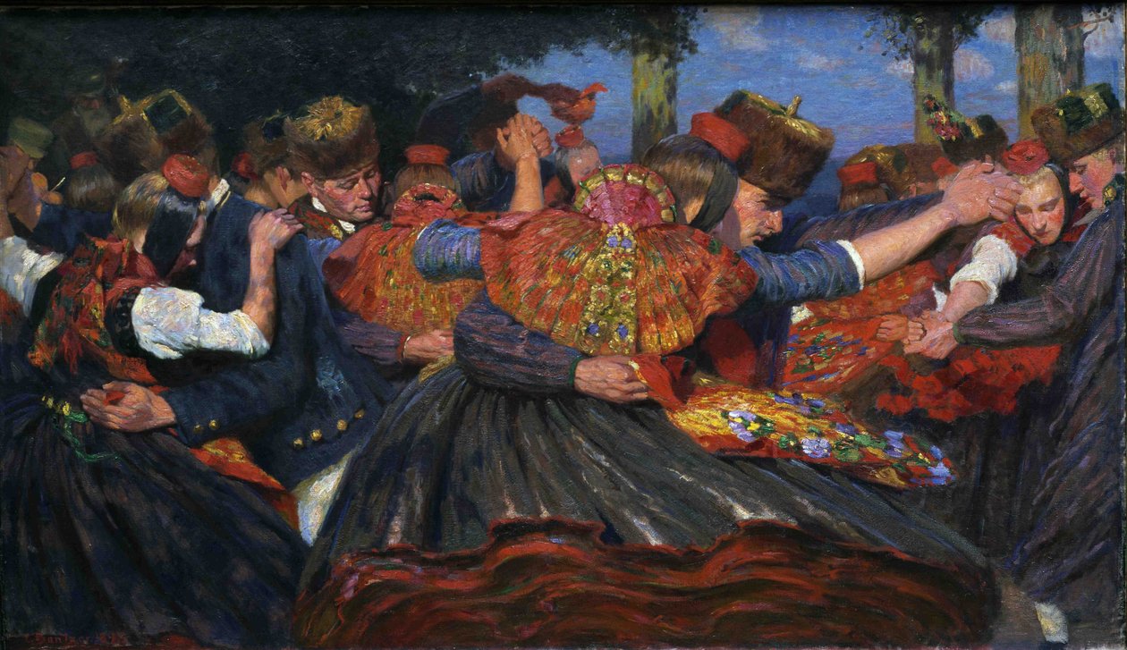 Danse de Schwalm - Carl Ludwig Noah Bantzer