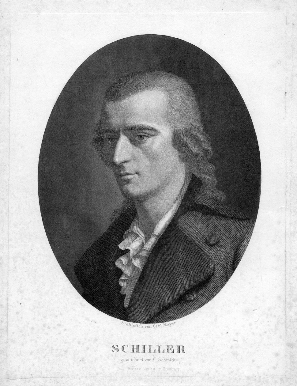 Portrait gravé - Carl Mayer d’après Christoph