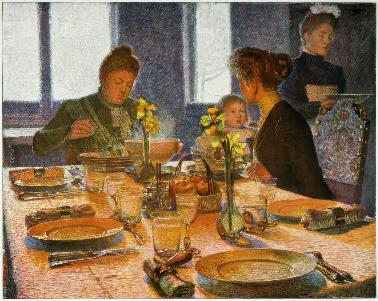 Au petit déjeuner - Carl Moll