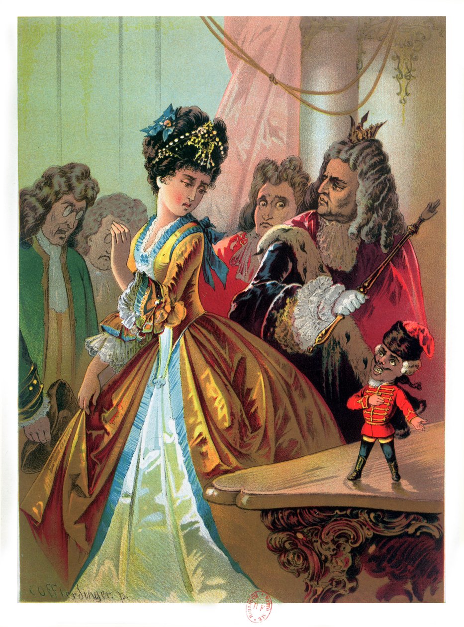 Le vieux roi et le prince Casse-Noisette, illustration de 