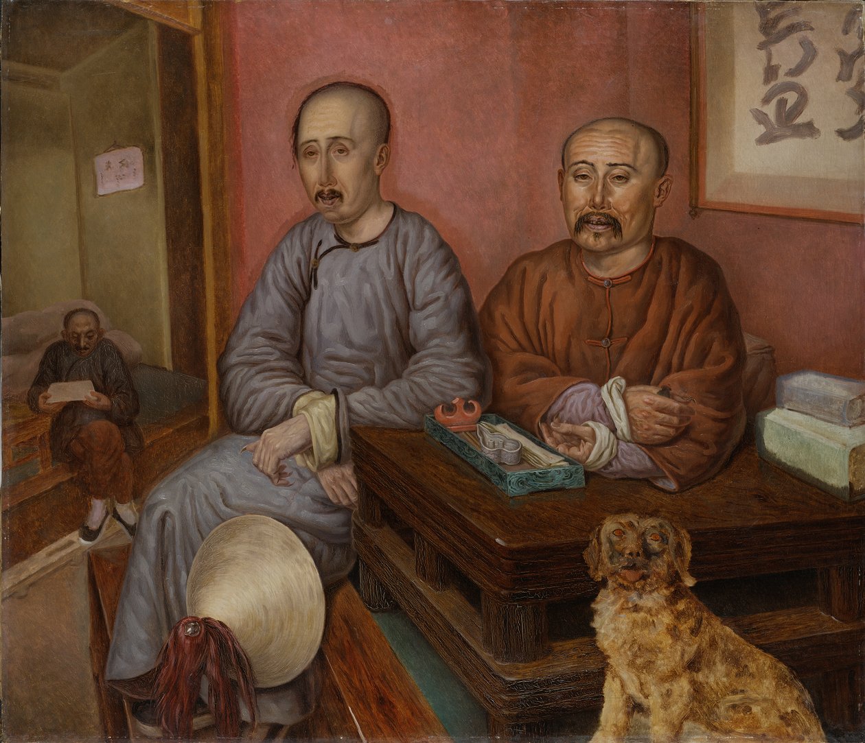 Marchands chinois - Carl Peter Mazer