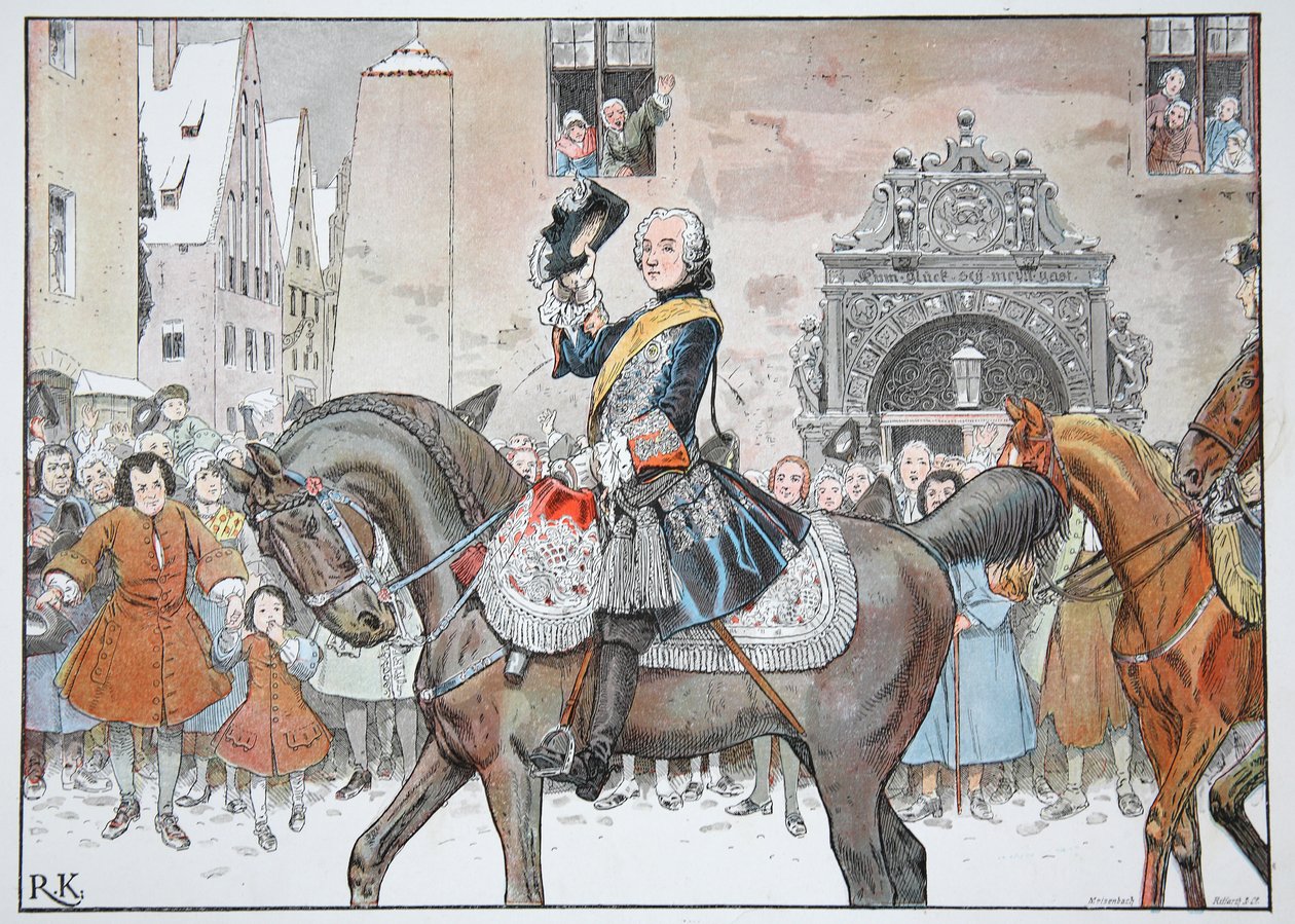 Collection du roi prussien à Breslau, 3 janvier 1741 - Carl Röchling