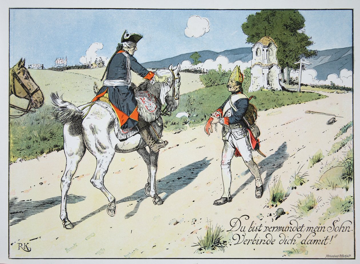 À Burkersdorf, 21 juillet 1762 - Carl Röchling