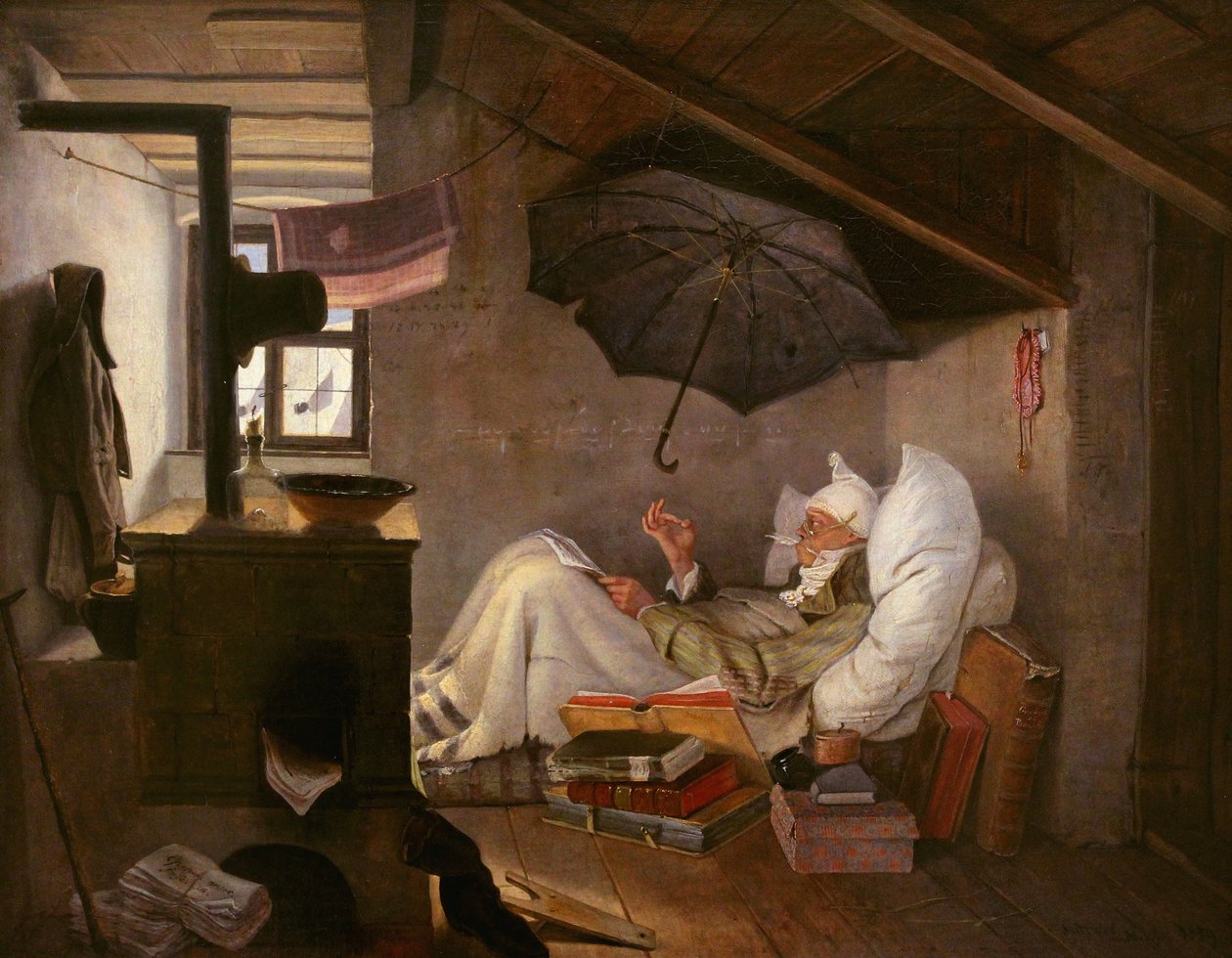 Le pauvre poète - Carl Spitzweg