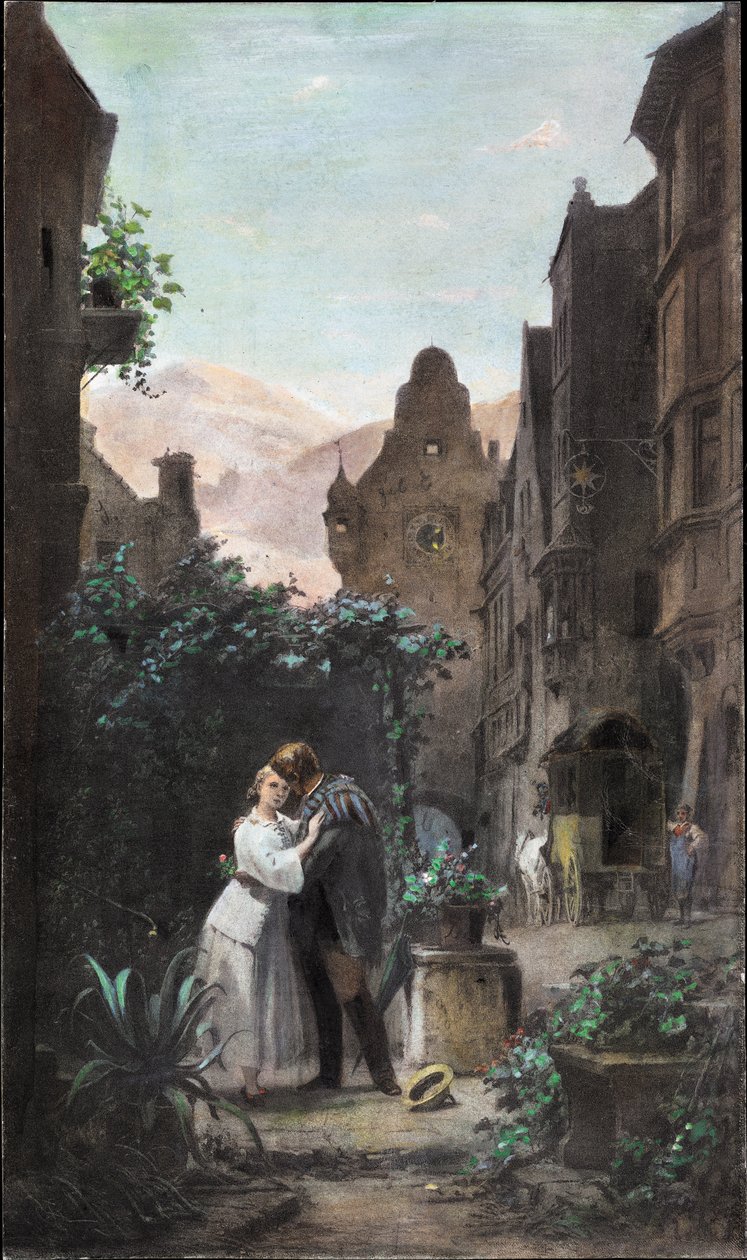 Adieu, 1855 - Carl Spitzweg