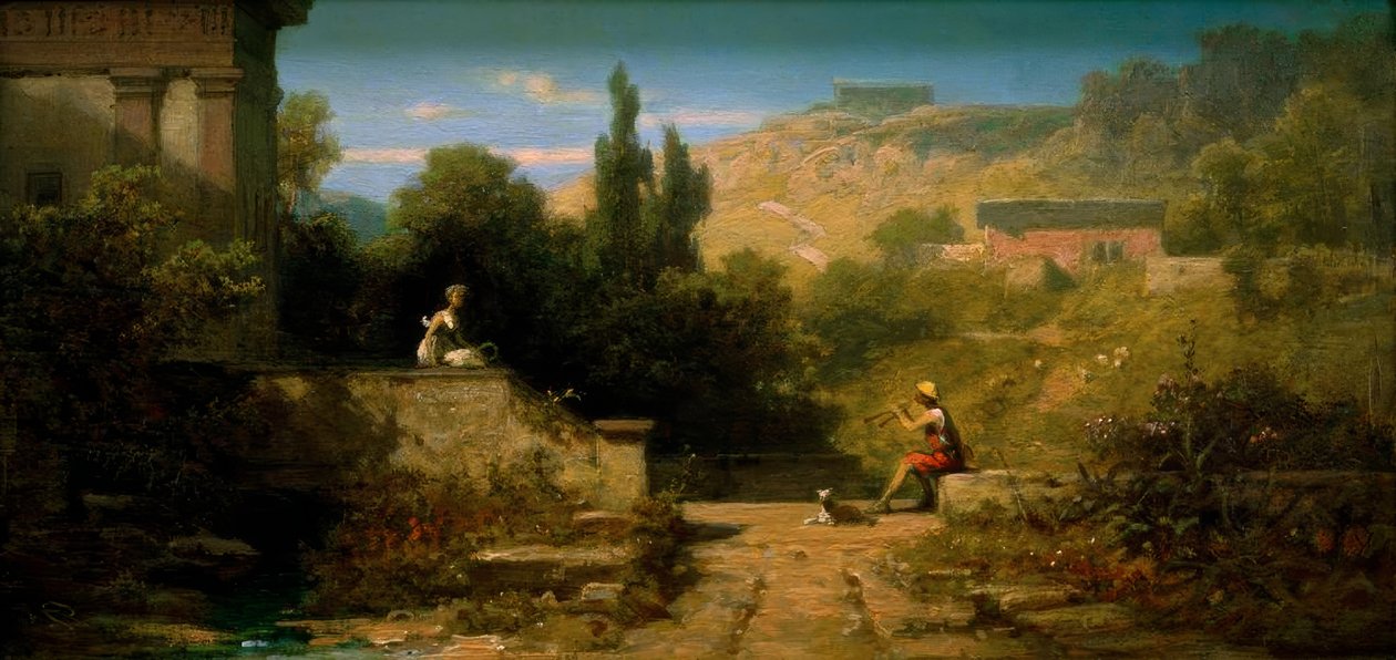Berger jouant de la chalemie - Carl Spitzweg