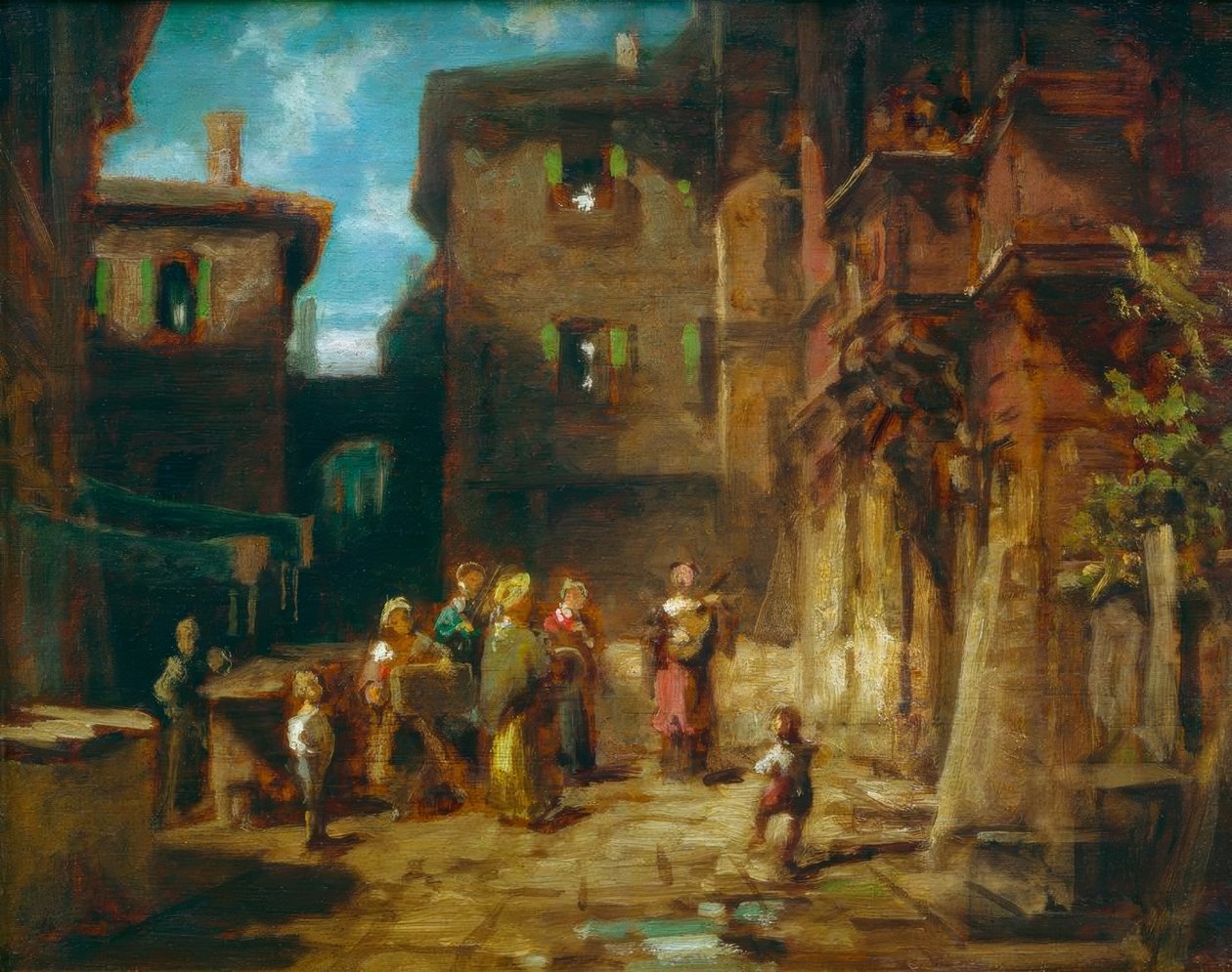 Musiciens de rue - Carl Spitzweg