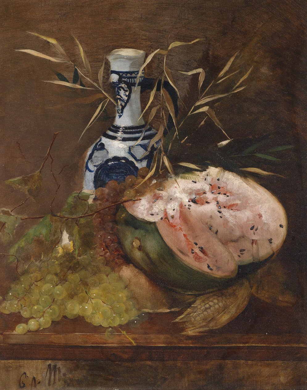 Nature morte aux fruits avec melon - Carl von Merode