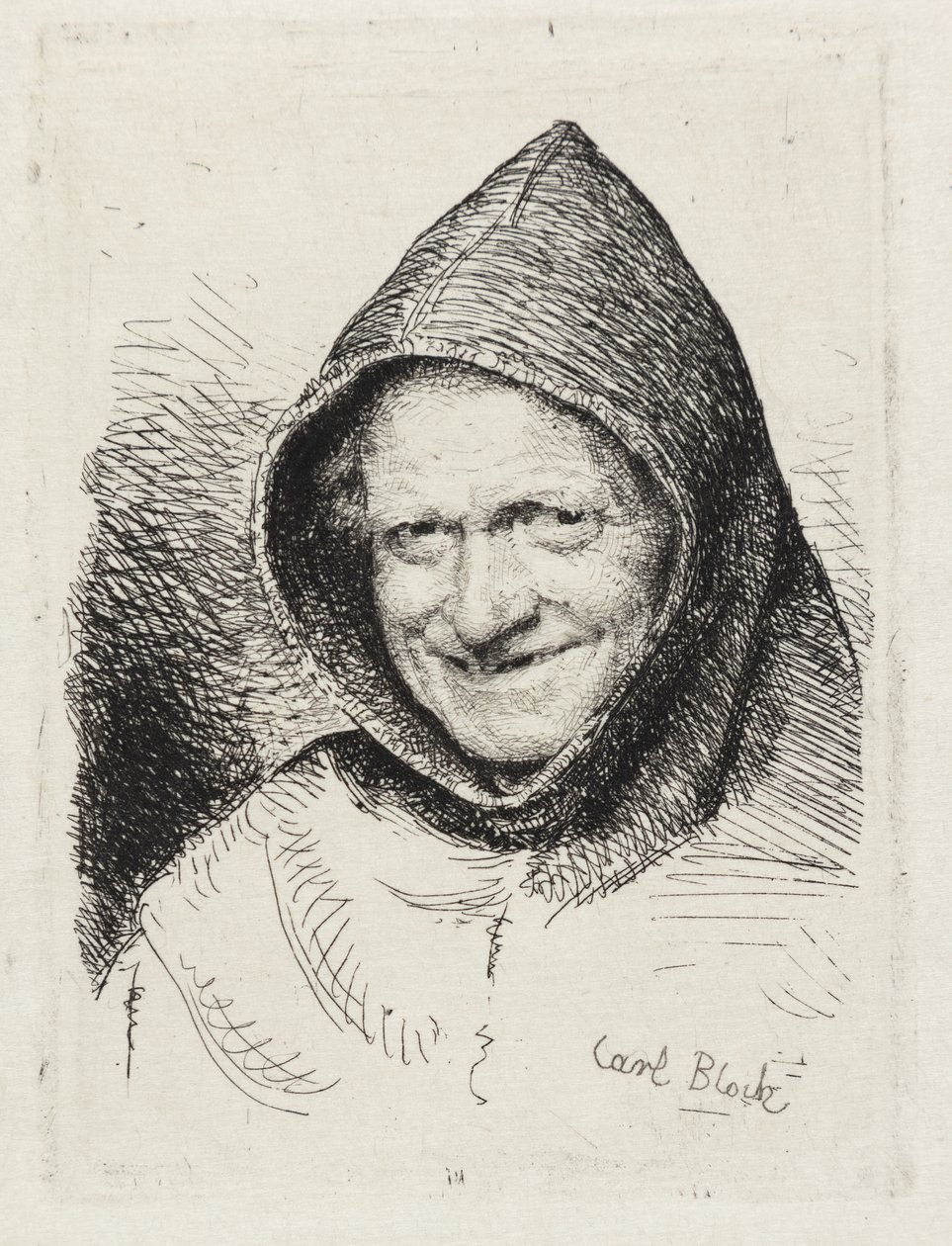 Moine riant - Carl Bloch