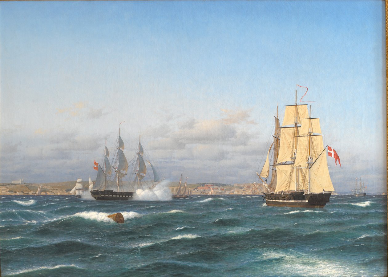 Rade de Lisbonne - Carl Dahl