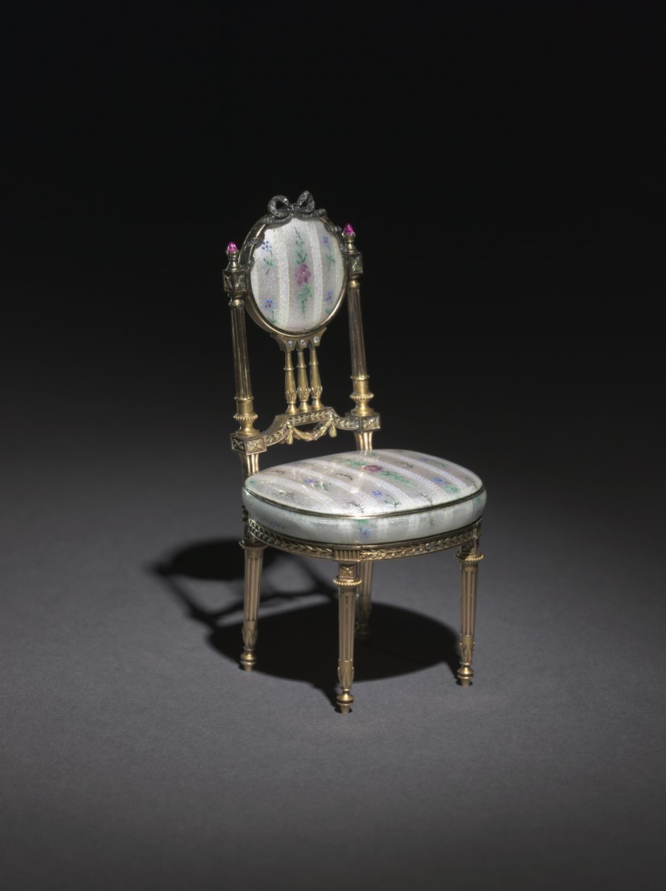 Chaise miniature, 1896-1906 - Carl Fabergé