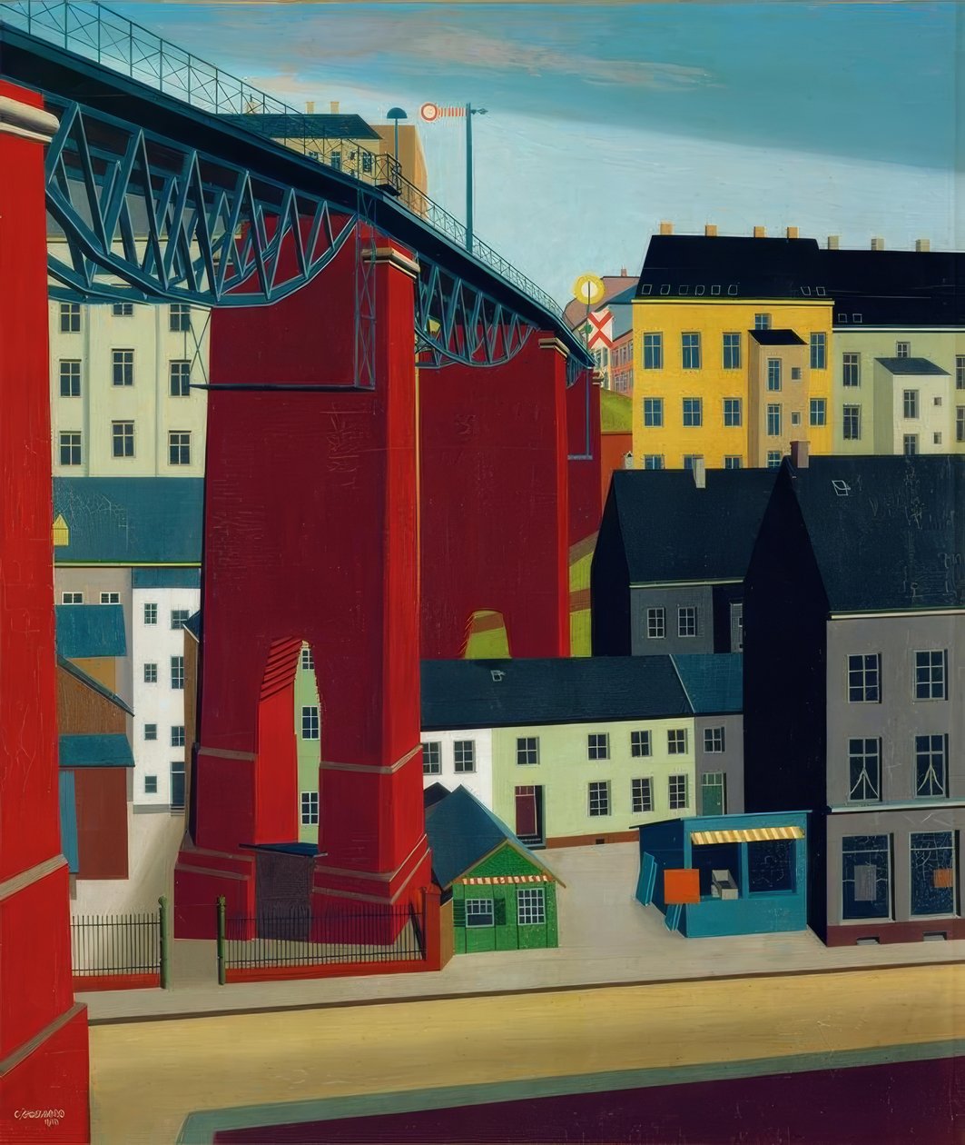 Pont sur la Schwarzbachstraße à Wuppertal - Carl Grossberg