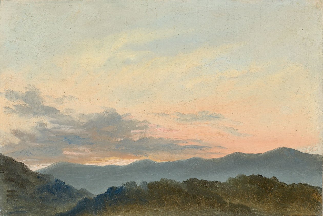 Allemand : Étude sur les nuages - Carl Gustav Carus