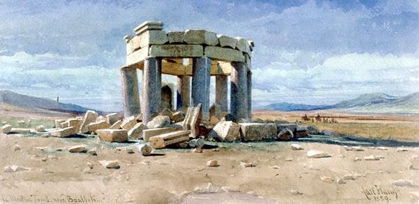 Tombe musulmane près de Baalbek - Carl Haag