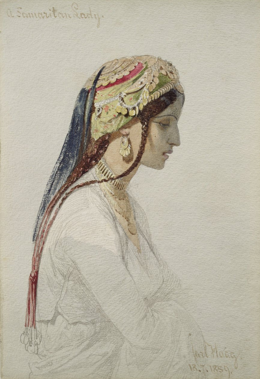Une dame samaritaine - Carl Haag