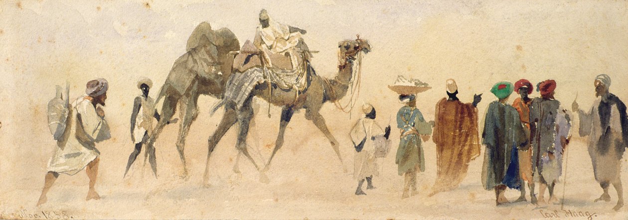 Départ pour le désert, 1858 - Carl Haag