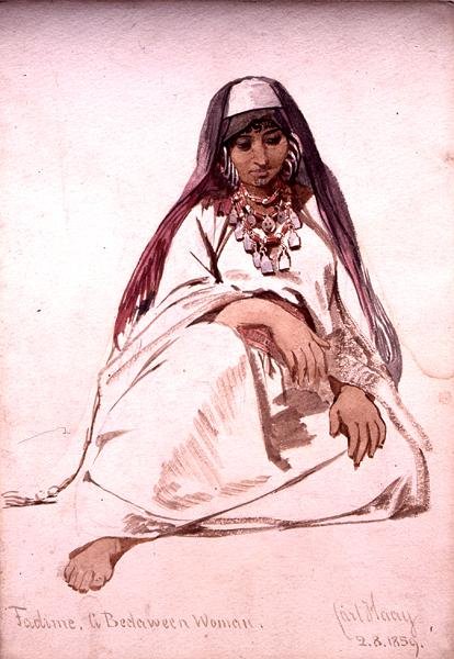 Fadine, une femme bédouine - Carl Haag