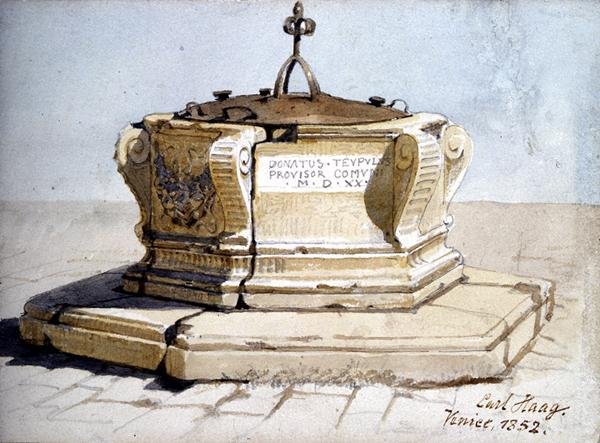 Fontaine, Venise - Carl Haag