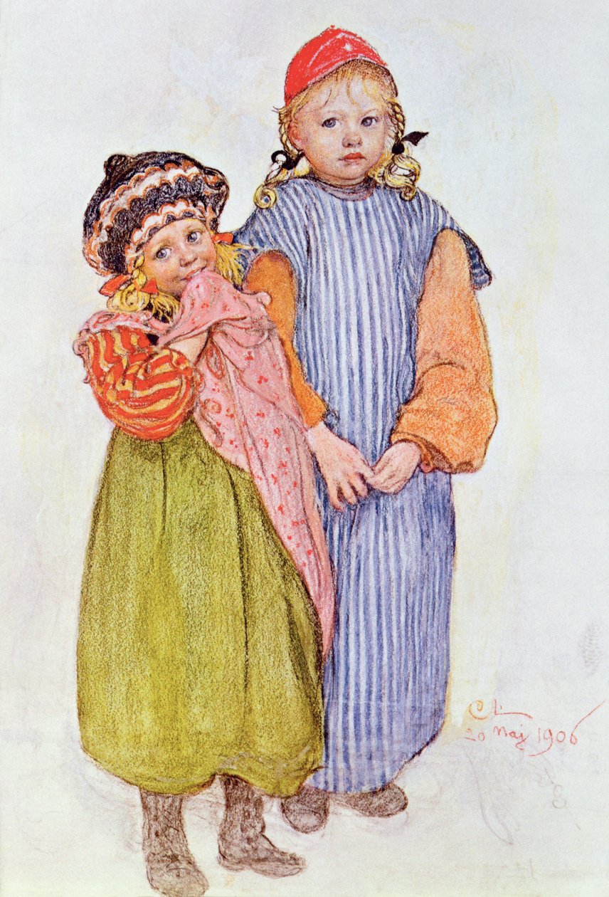 Les enfants du charpentier Hellberg - Carl Larsson
