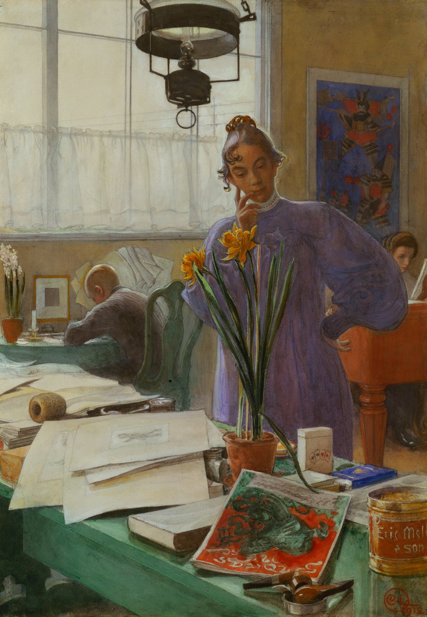 Ma femme - Carl Larsson