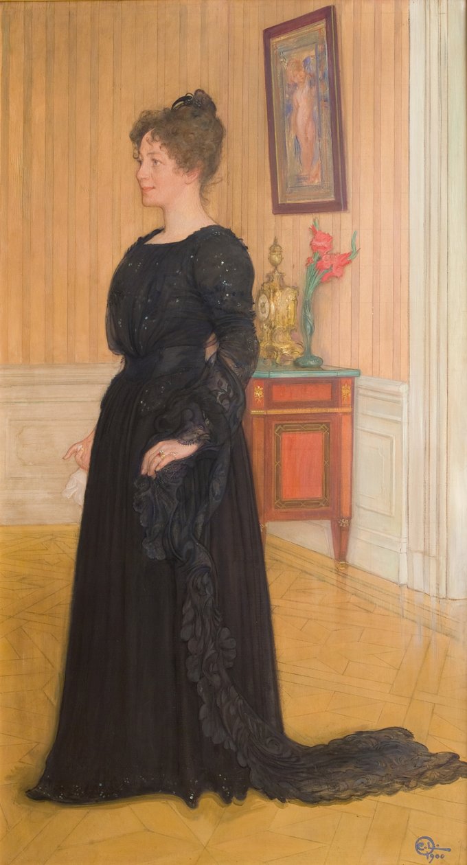 Portrait de Mme Signe Thiel - Carl Larsson