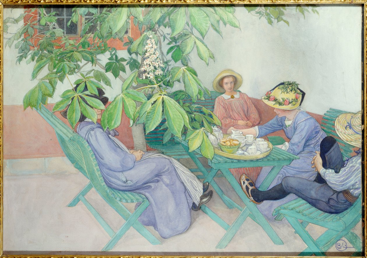 Sous le marronnier, 1912 - Carl Larsson