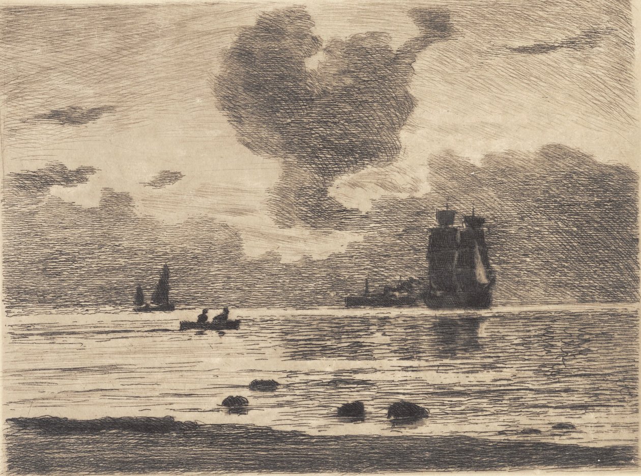 Soir sur la mer - Carl Locher