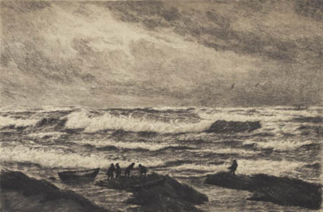 Tempête. Skagen - Carl Locher