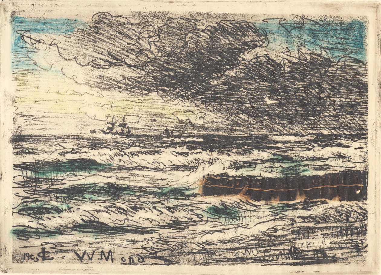 Tempête à Tisvilde - Carl Locher