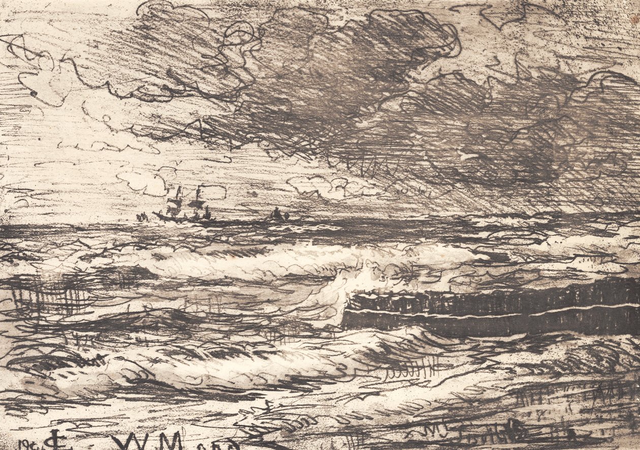 Tempête à Tisvilde - Carl Locher