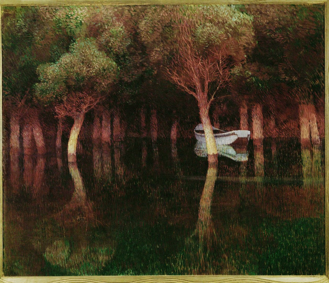 Daemmerung - Twilight ... (peinture sur toile) - Carl Moll
